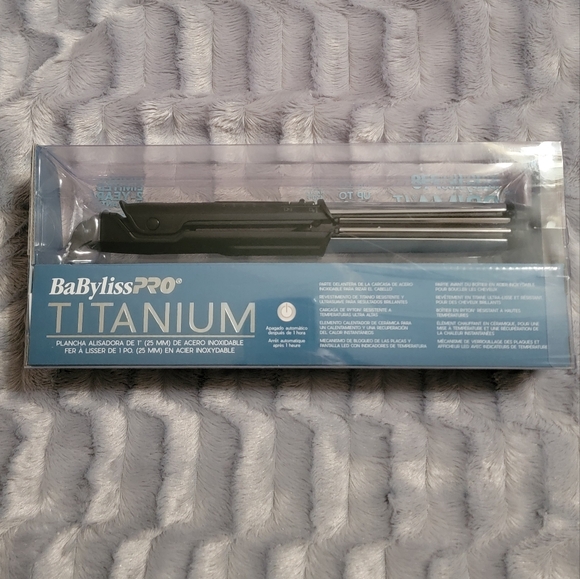 BaBylissPRO Prima Titanium Stainless Steel Iron - Picture 2 of 2